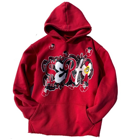 Red Serti hoodie